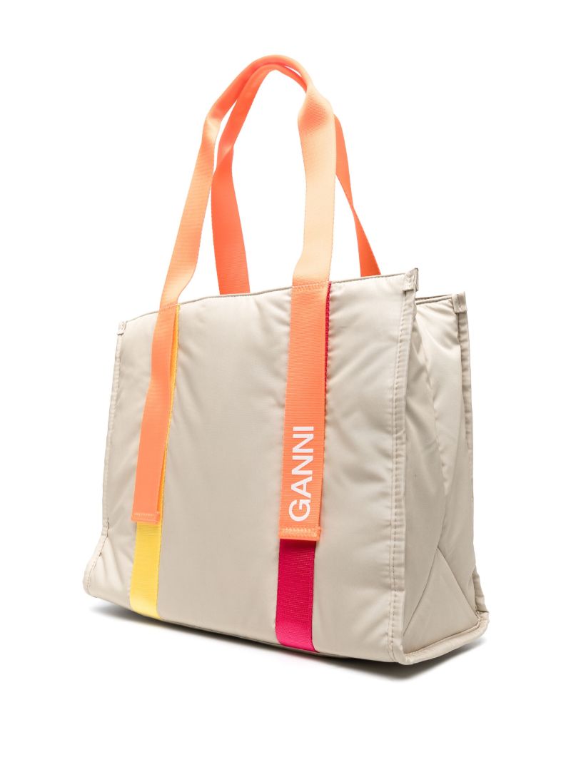 Neutral Tech Medium Tote Bag