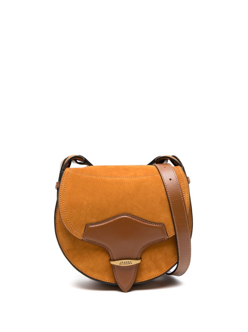 Neutral Botsy Suede Cross Body Bag