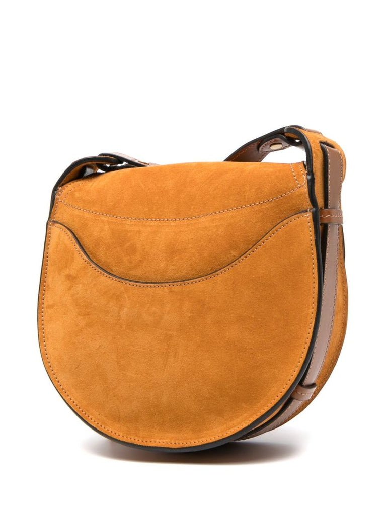 Neutral Botsy Suede Cross Body Bag