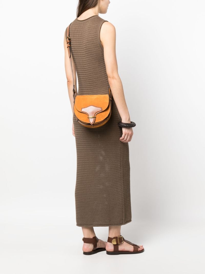 Neutral Botsy Suede Cross Body Bag
