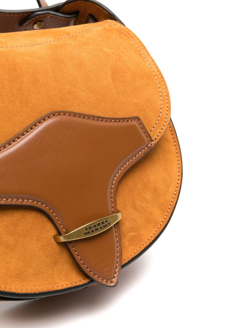Neutral Botsy Suede Cross Body Bag