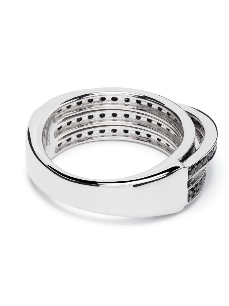 Sterling Silver Orb Slim Spinel Ring