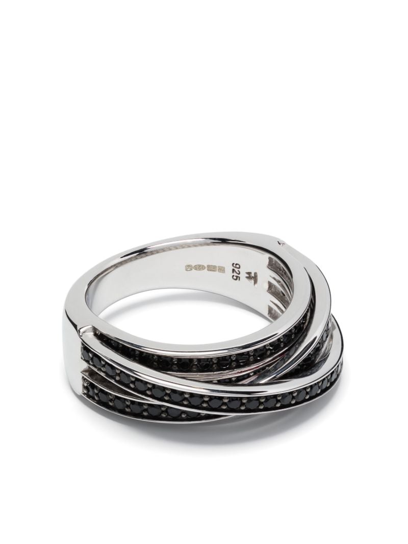 Sterling Silver Orb Slim Spinel Ring