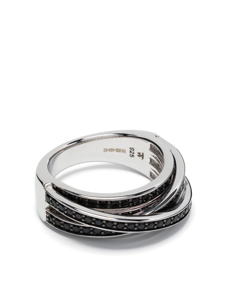 Sterling Silver Orb Slim Spinel Ring