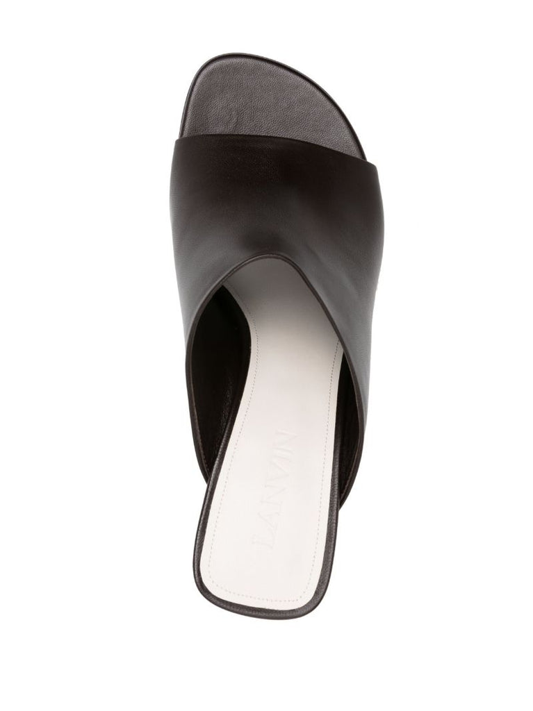 Brown Sequence 75 Leather Mules