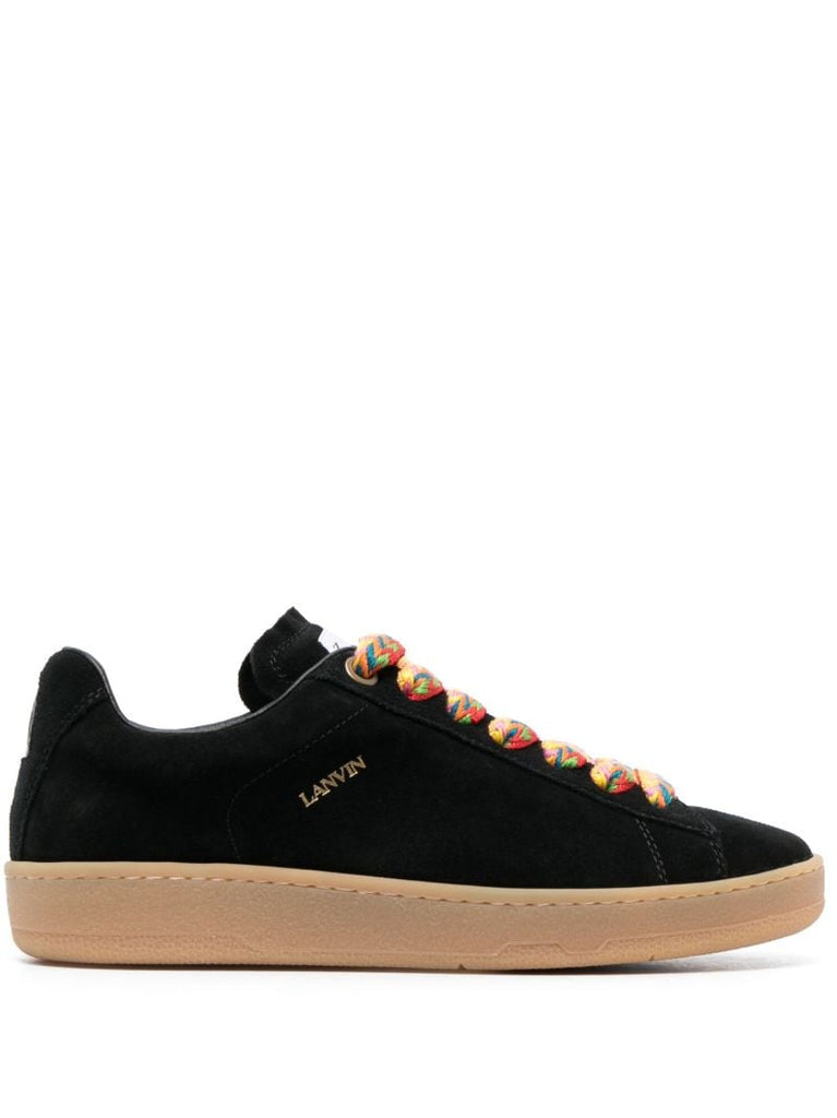 Black Lite Curb Suede Sneakers