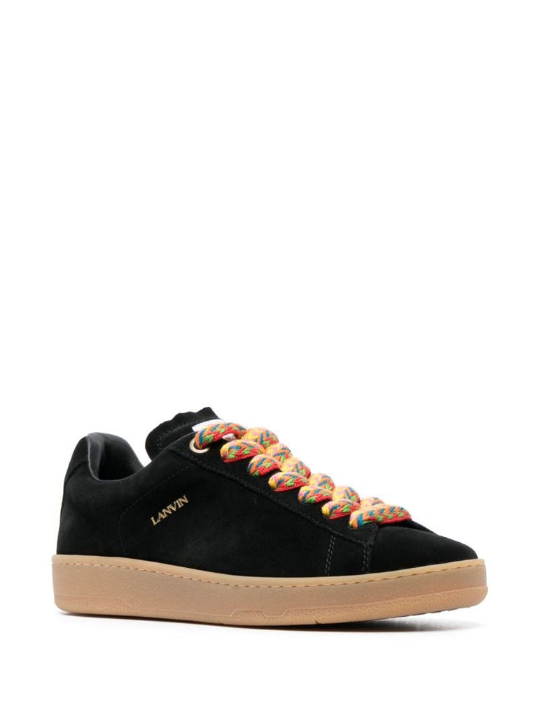 Black Lite Curb Suede Sneakers
