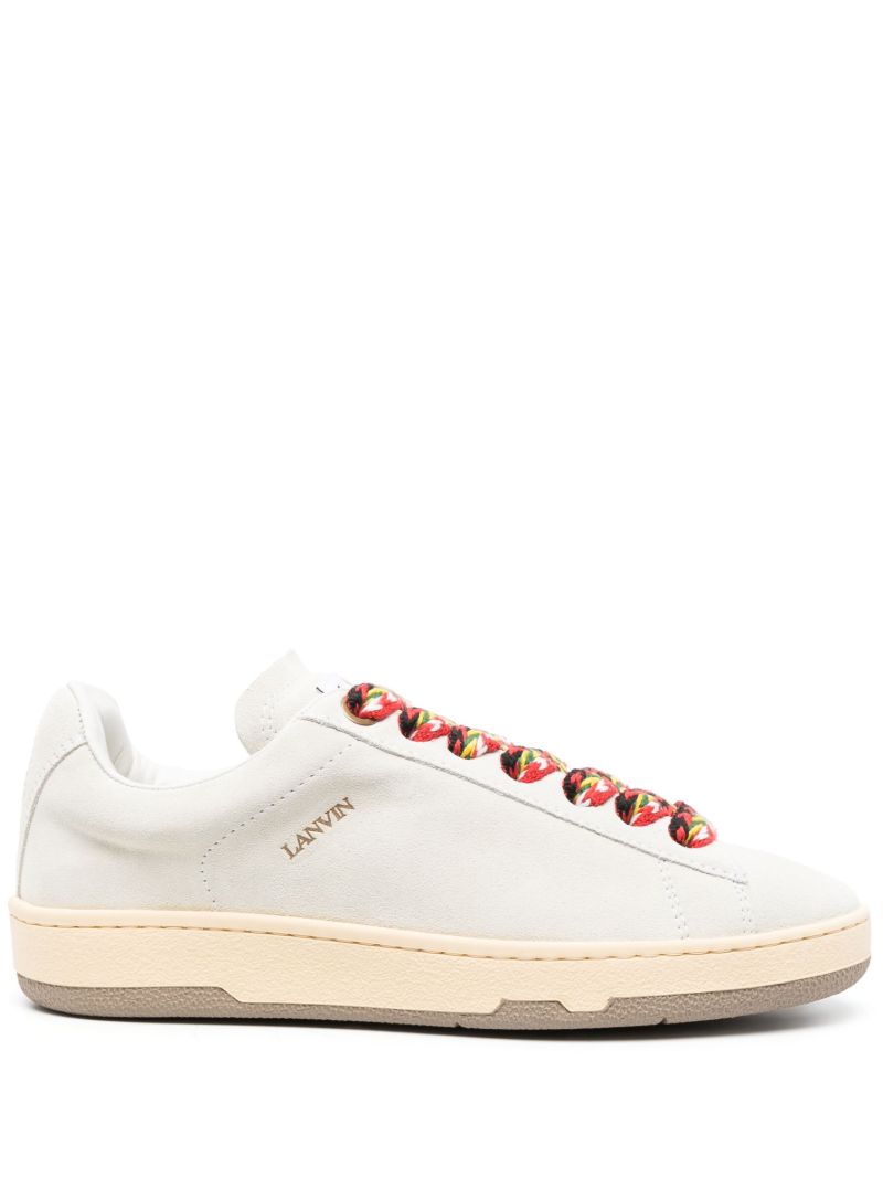 White Lite Curb Suede Sneakers