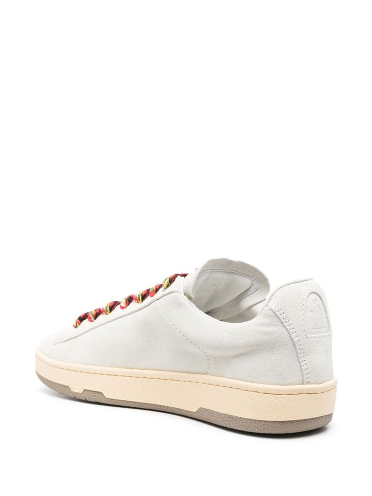 White Lite Curb Suede Sneakers