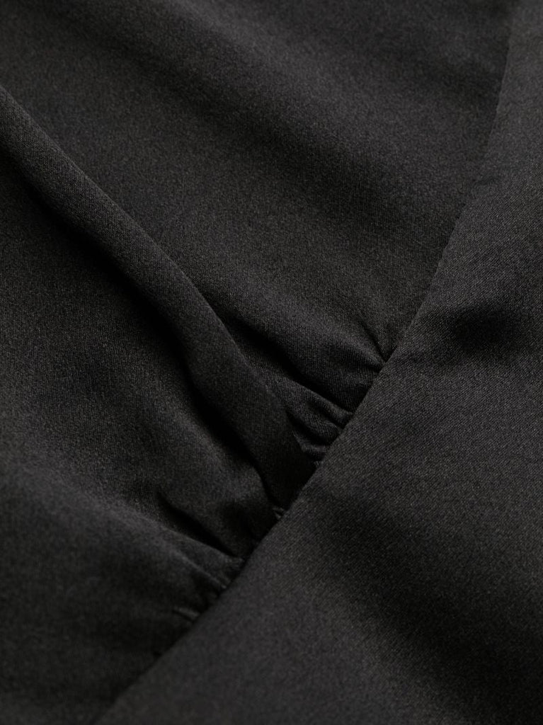 Black Silk Cami Pajama Top