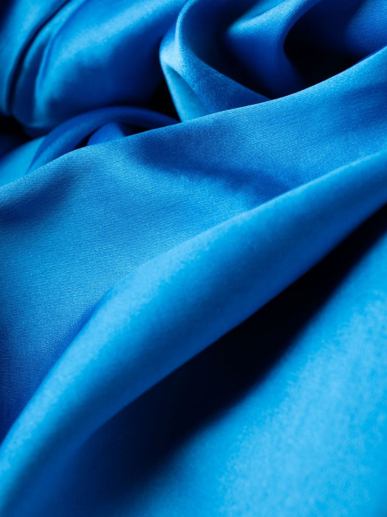 Blue Lounge Satin Pajama Trousers