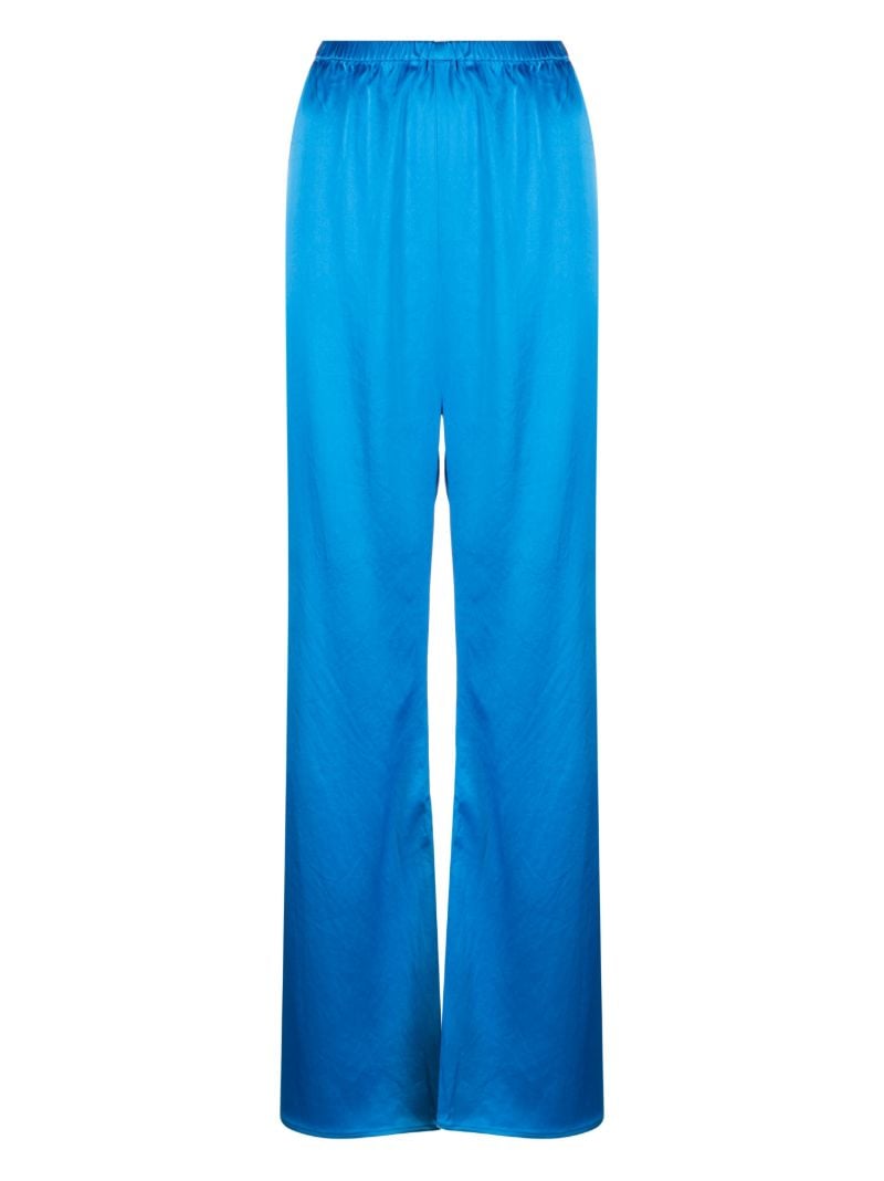 Blue Lounge Satin Pajama Trousers