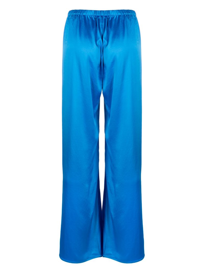 Blue Lounge Satin Pajama Trousers