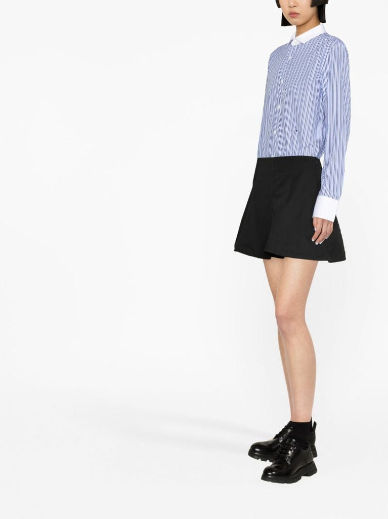 Blue Striped Cotton Shirt