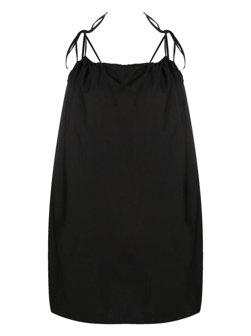 Black the Halter Organic Cotton Slip Dress