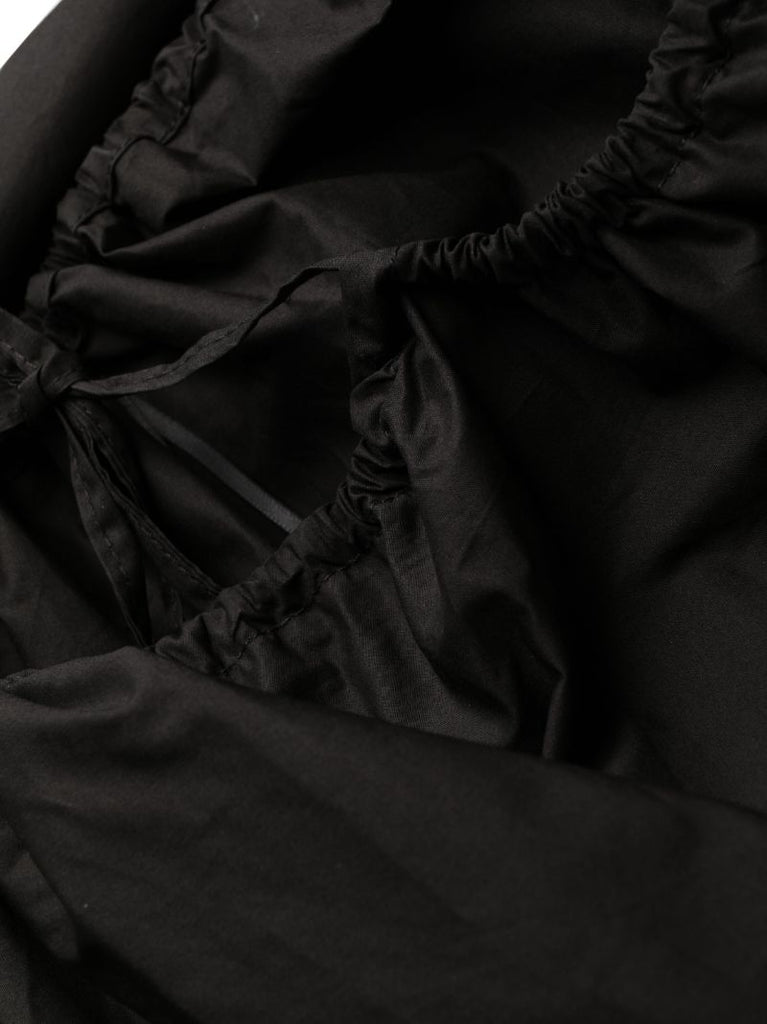 Black the Halter Organic Cotton Slip Dress