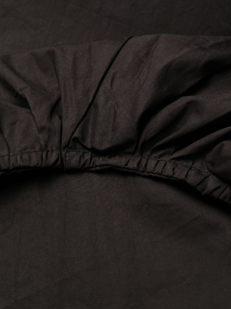 Black Wrap Organic Cotton Dress
