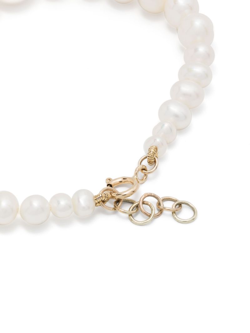 9k Yellow Gold Chelsea NÃ_x0082_Â°2 Pearl and Diamond Bracelet