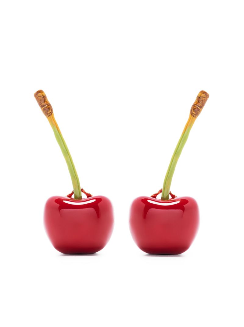 Gold-tone Les Boucles Cerise Drop Earrings