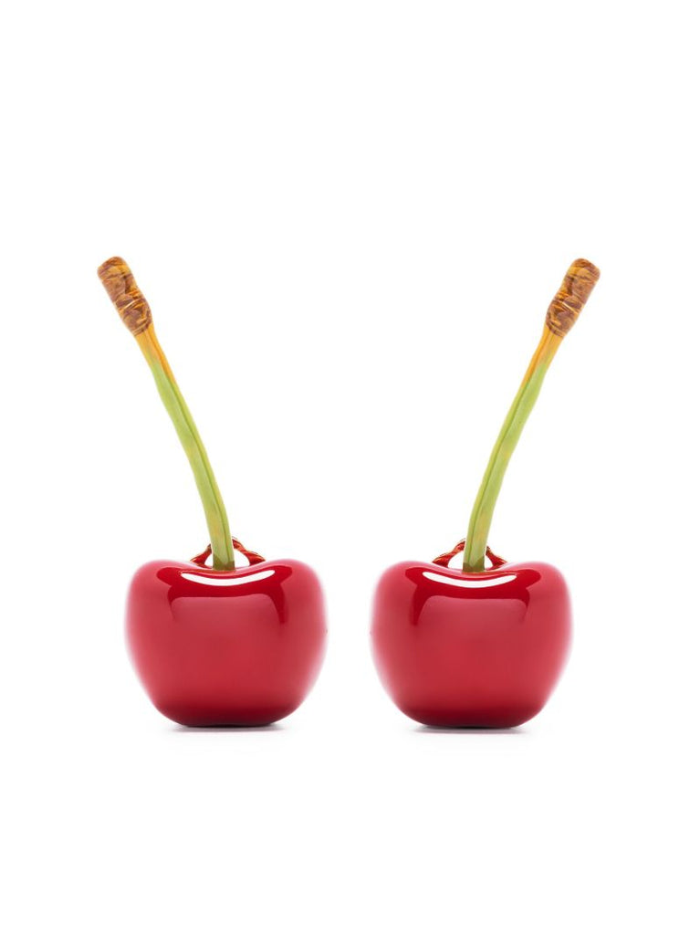 Gold-tone Les Boucles Cerise Drop Earrings