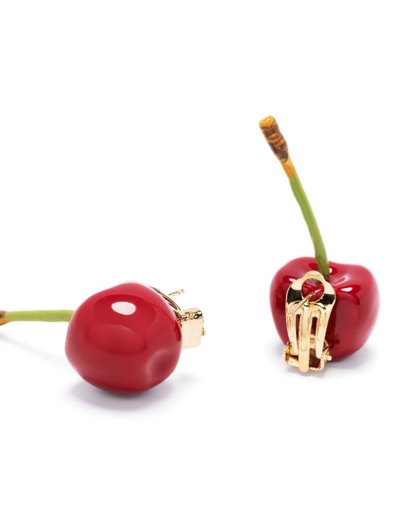 Gold-tone Les Boucles Cerise Drop Earrings