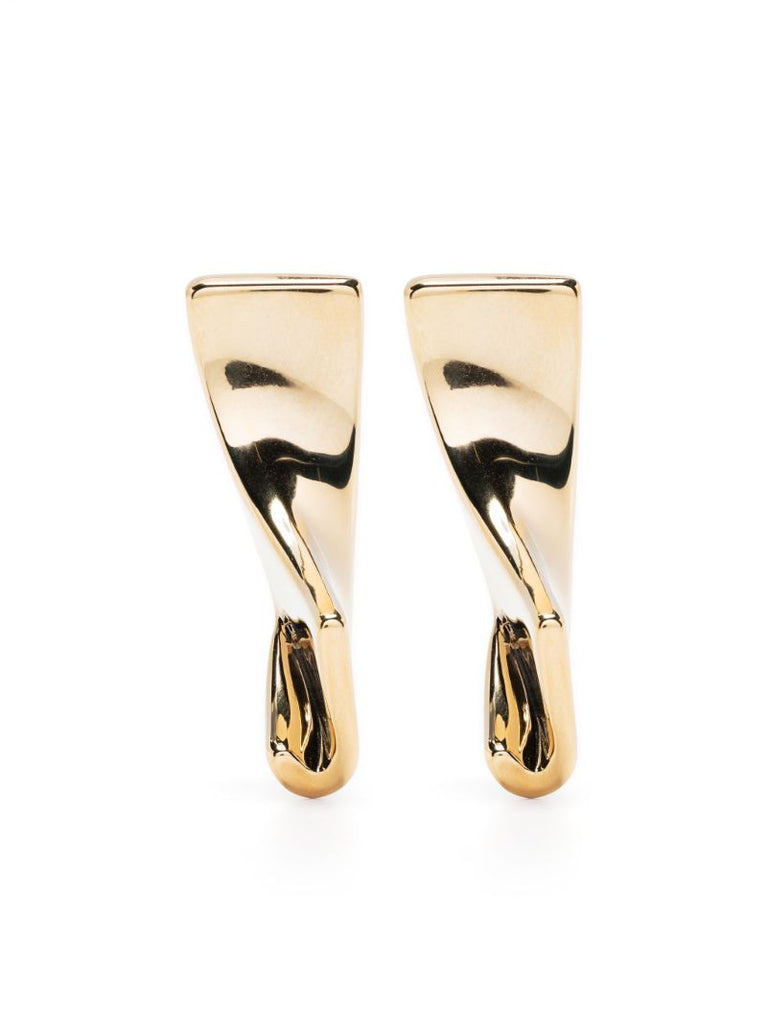 Gold-tone Les Boucles J Earrings