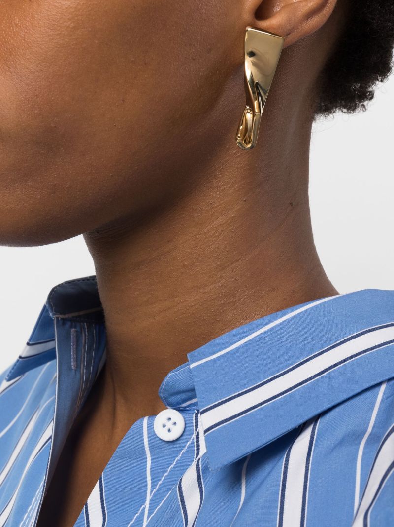 Gold-tone Les Boucles J Earrings