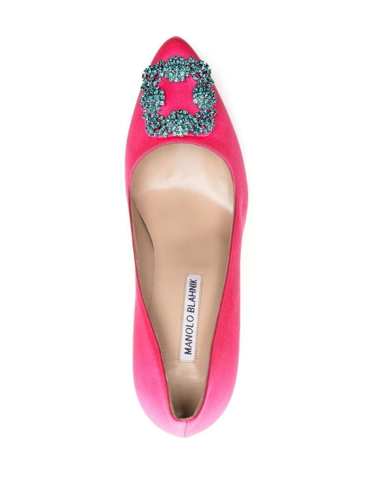 Pink Hangisi 105 Satin Pumps