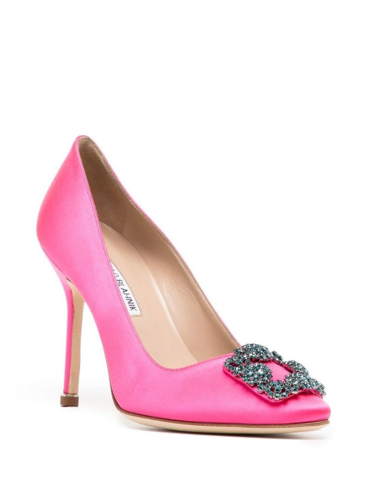 Pink Hangisi 105 Satin Pumps