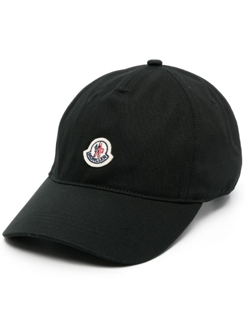 Black Logo Patch Baseball Cap
