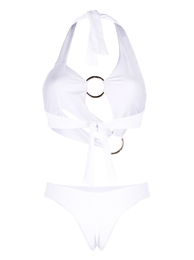 White Sex Wax Cut-out Swimsuit