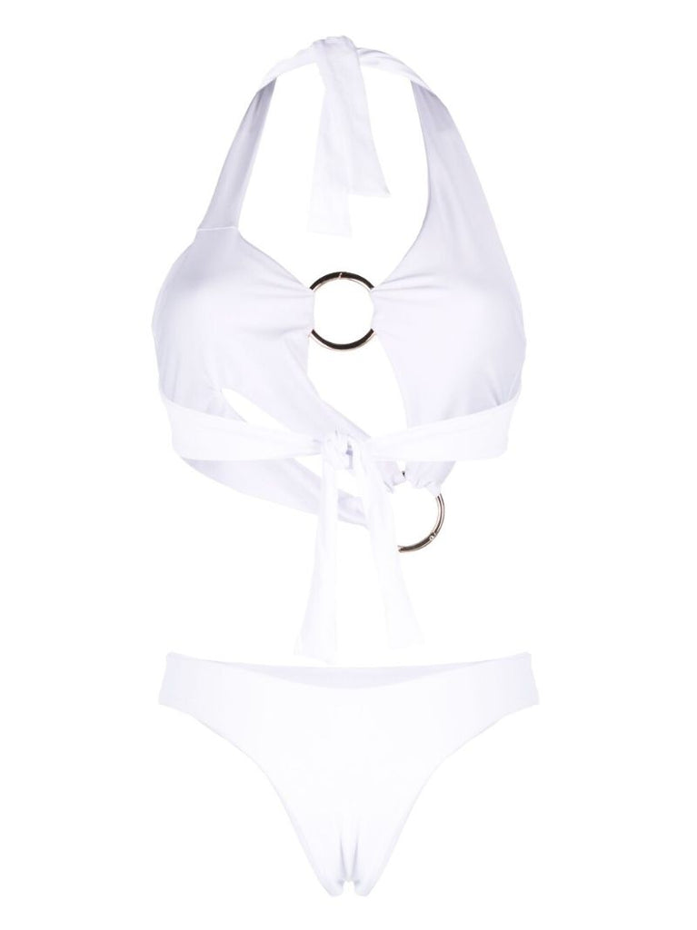 White Sex Wax Cut-out Swimsuit