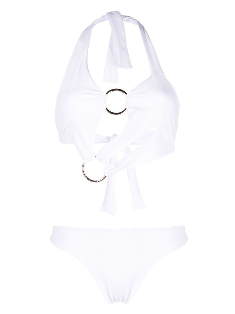 White Sex Wax Cut-out Swimsuit