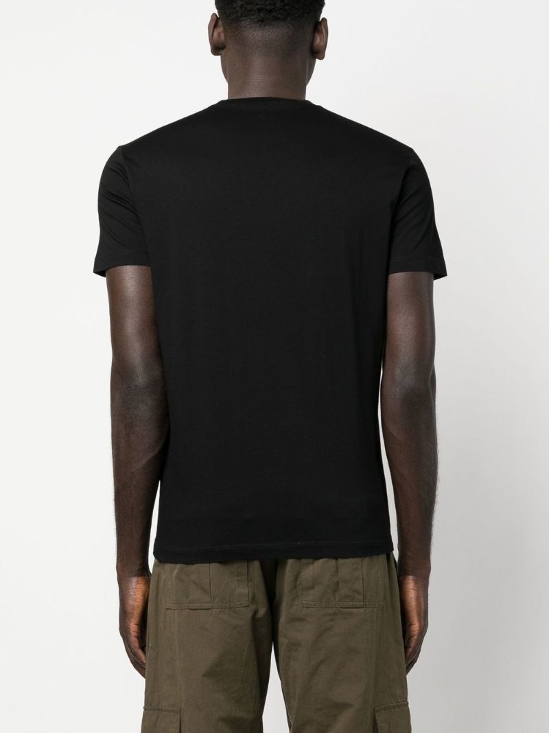 Black Logo Print T-shirt