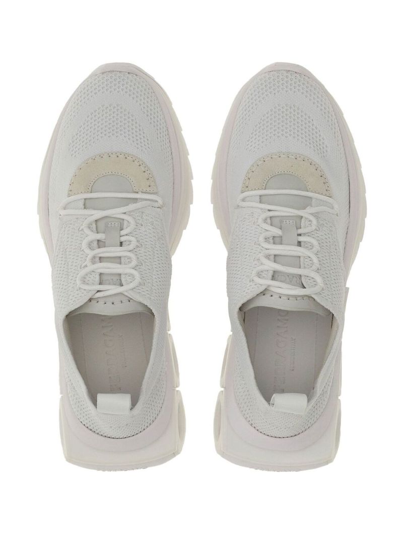 White Gancini Sneakers
