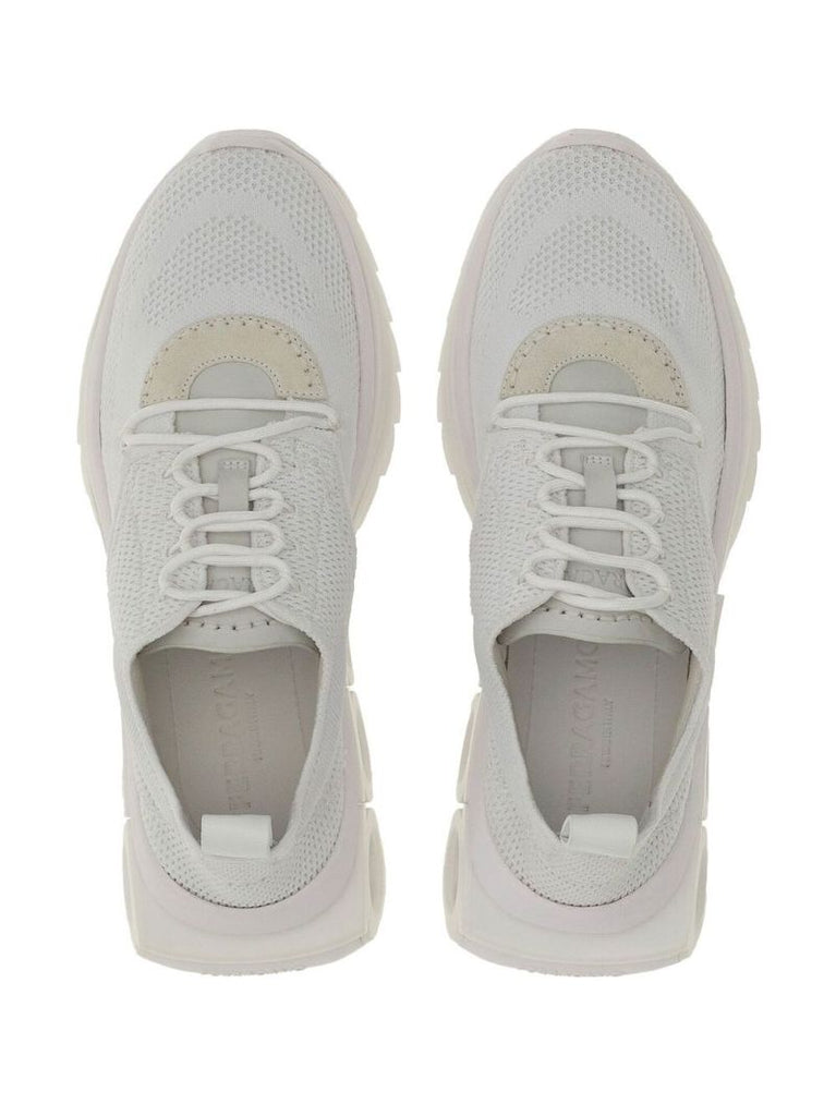 White Gancini Sneakers