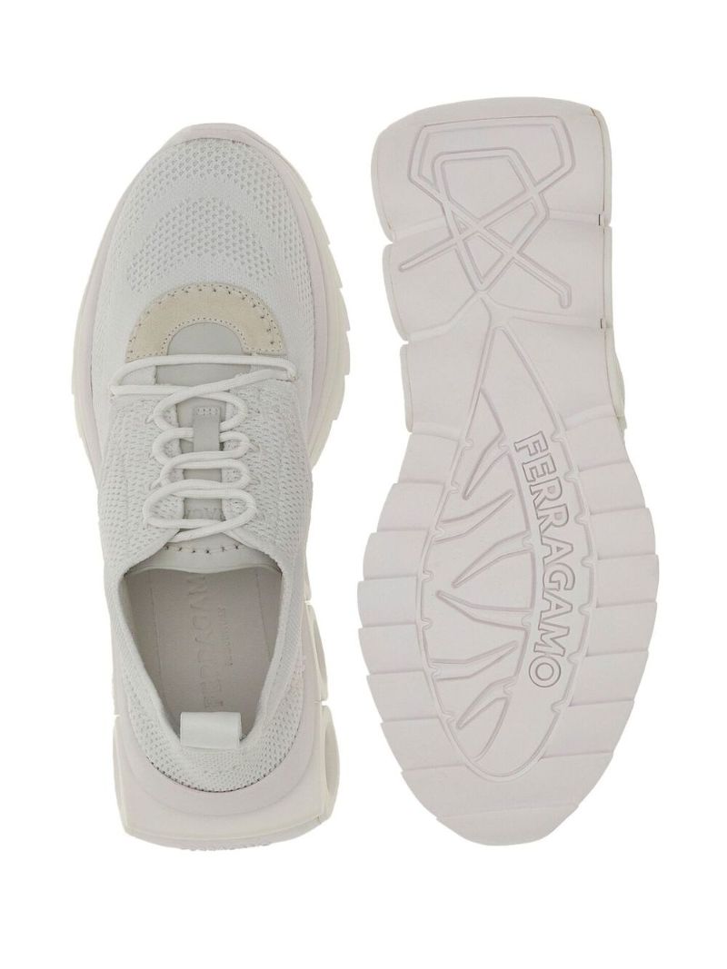 White Gancini Sneakers