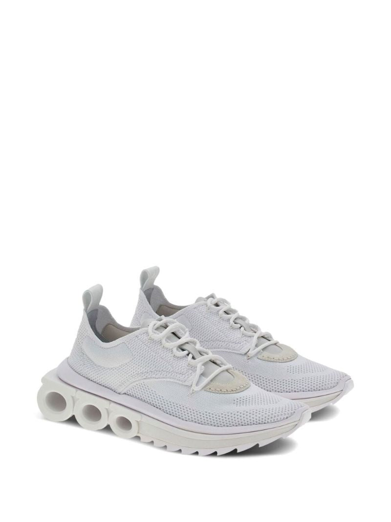 White Gancini Sneakers