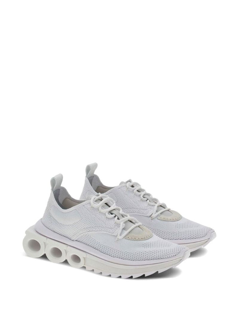 White Gancini Sneakers