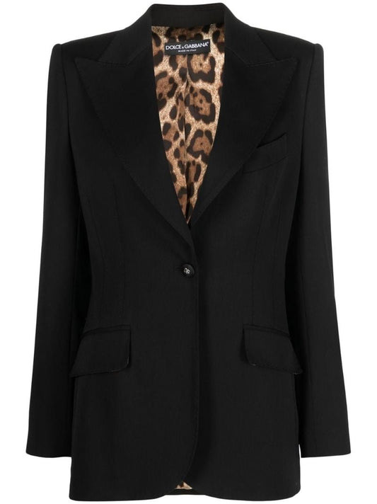 Black Single-breasted Blazer