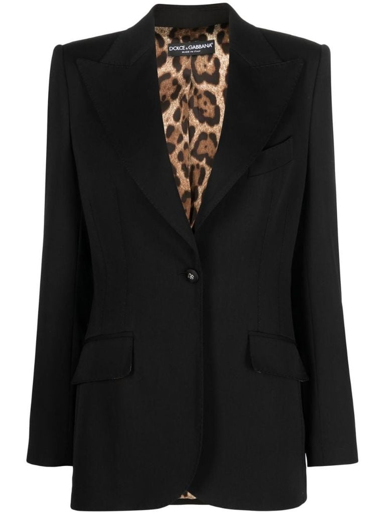 Black Single-breasted Blazer