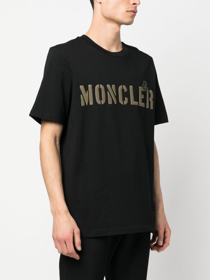 Black Logo Print T-shirt