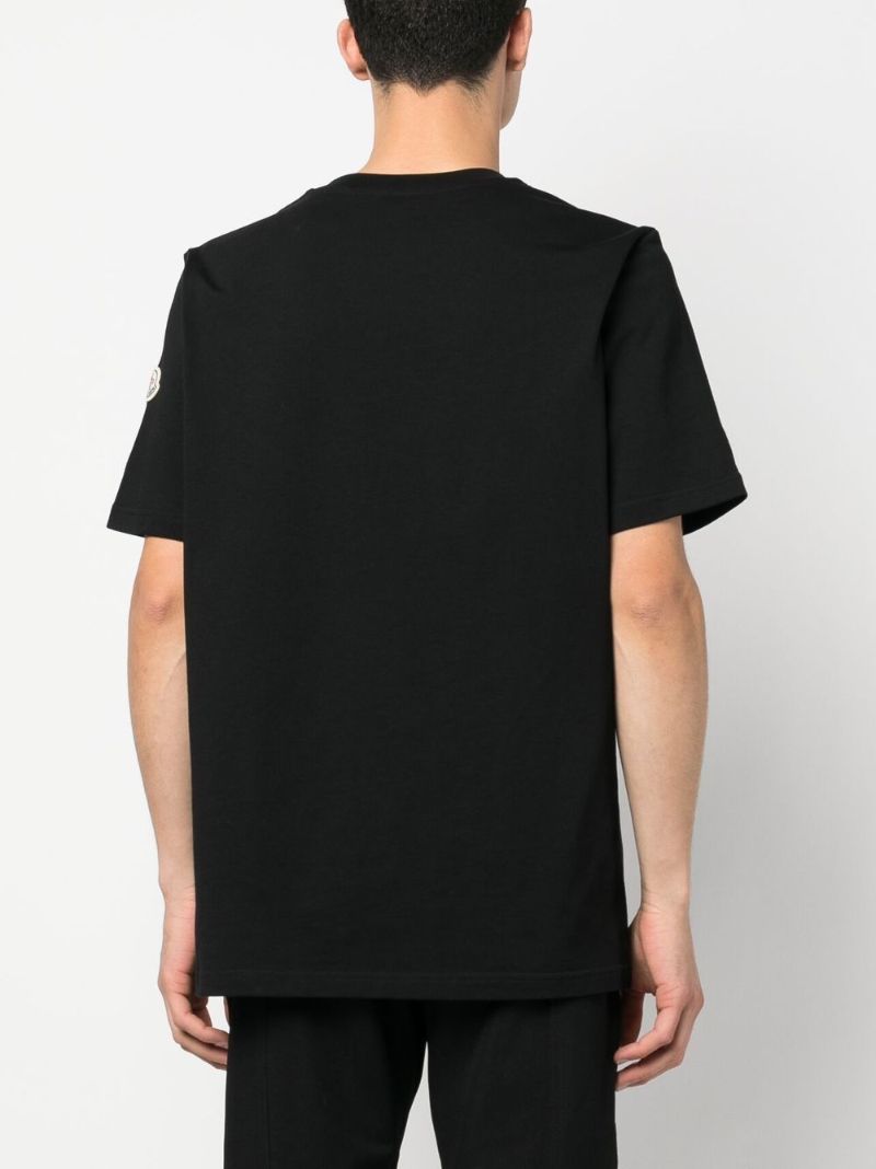 Black Logo Print T-shirt
