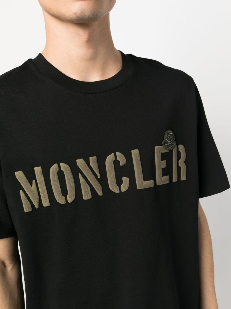 Black Logo Print T-shirt