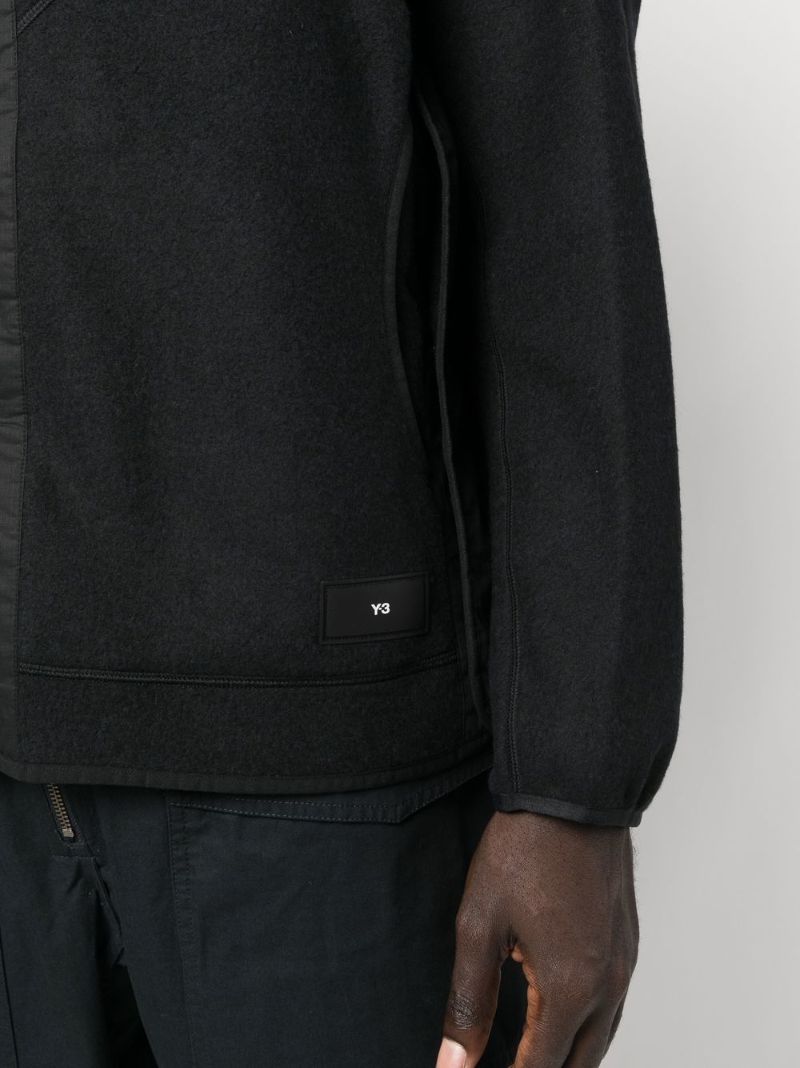 Black Fleece Hooded Jacket