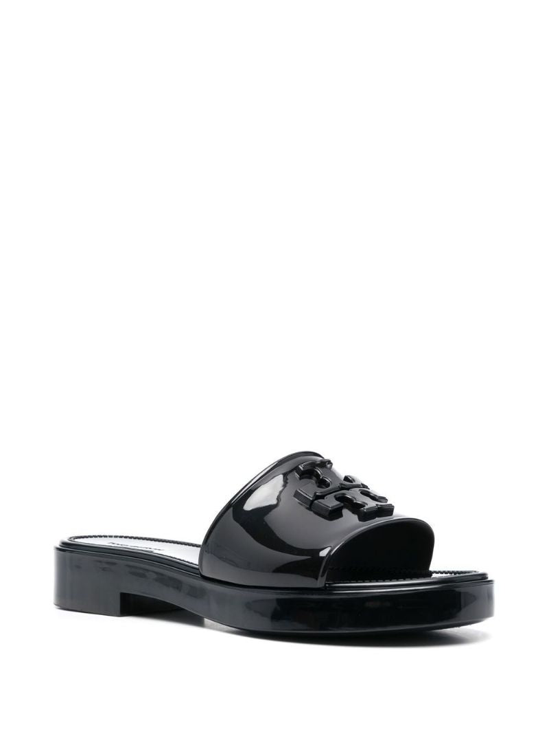 Black Eleanor Jelly Slide Mules