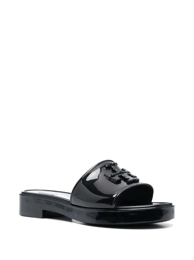 Black Eleanor Jelly Slide Mules