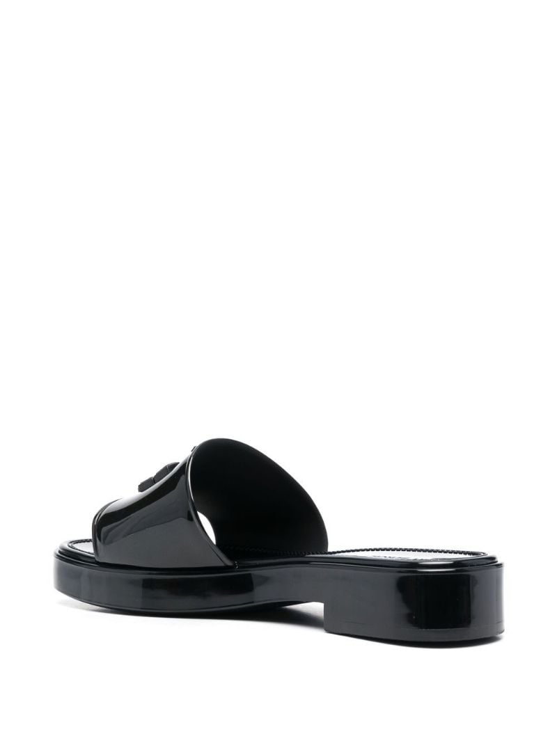 Black Eleanor Jelly Slide Mules
