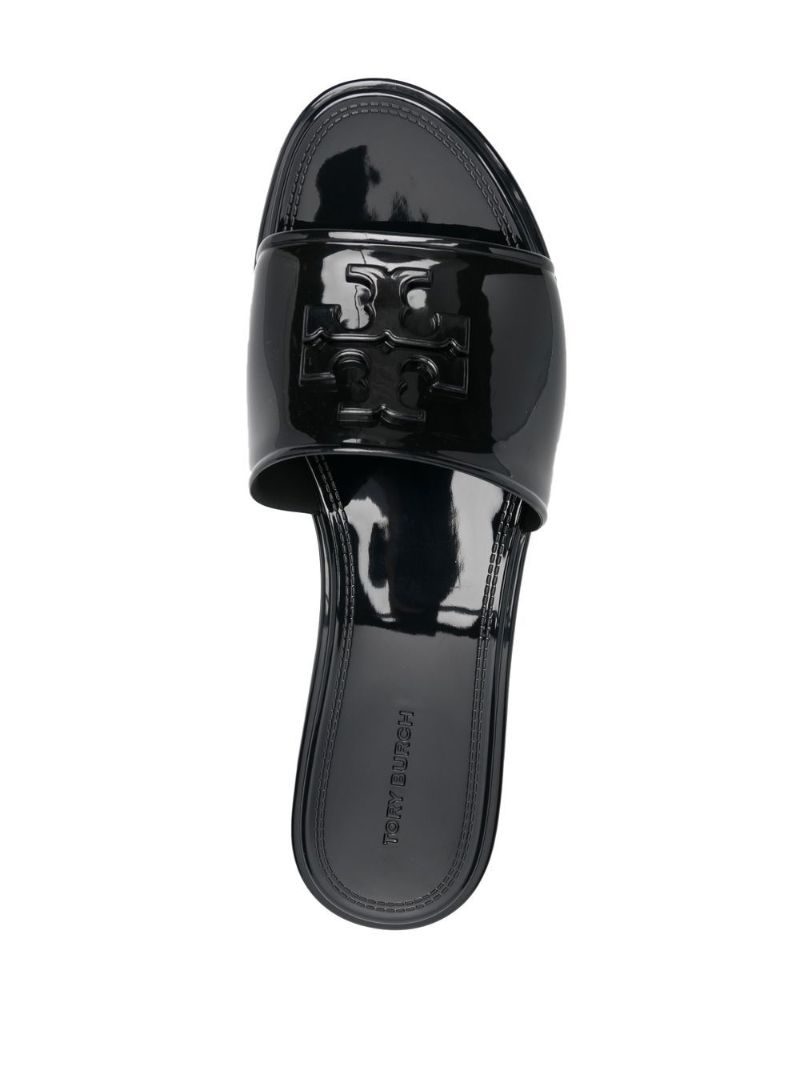 Black Eleanor Jelly Slide Mules