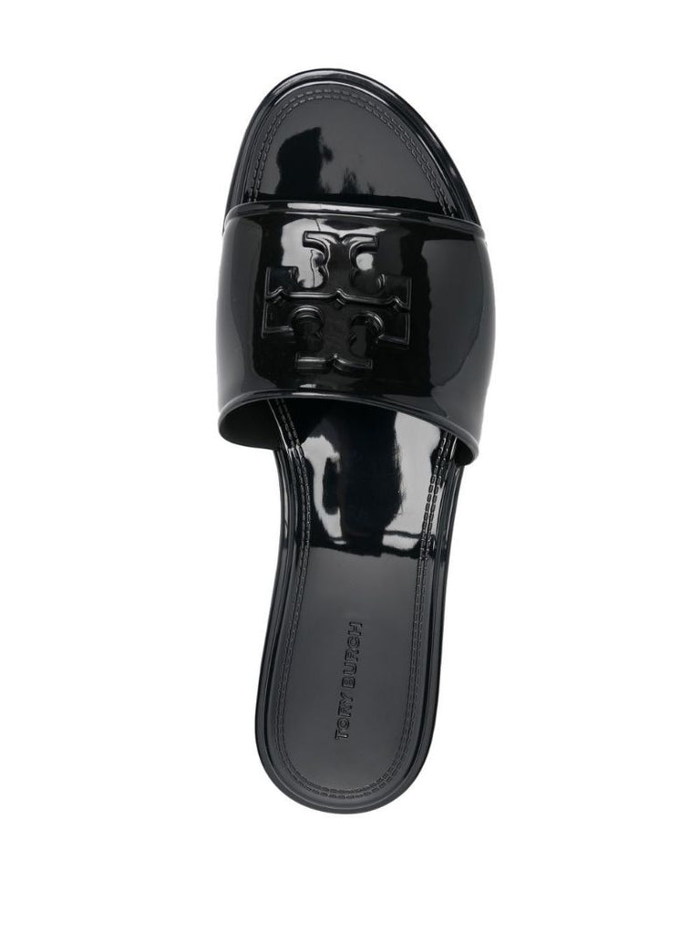 Black Eleanor Jelly Slide Mules